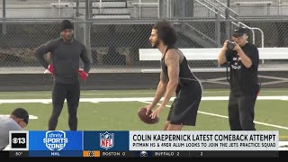 Colin Kaepernick makes latest NFL comeback attempt