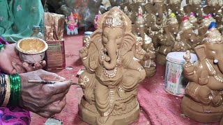 Ganapati bappa making| Man of Skills| Ganesha Idol making