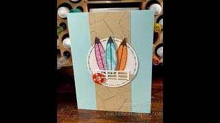 BEACH DAYS: Fun Surfboard card, Stampin' Up!