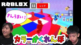 【ROBLOX】カラーかくれんぼやったらぎんが上手すぎた！