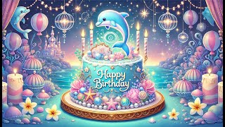 Happy birthday to you song 🎉🎂 ¡Feliz Cumpleaños para Ti - El Pequeño Delfín Azul 🐬💙