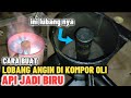 CARA MEMBUAT KOMPOR OLI DAN CARA MENYALAKAN NYA | kompor oli bekas / minyak goreng bekas