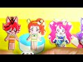 プリキュアシャッフル！いつもとはちがうおようふくにだいへんしん！❤️ キッズ アニメ おもちゃ kids anime toy