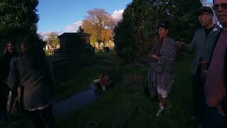 Steve Peregrin Took's grave Kensall Green cemetary 27th October 2017