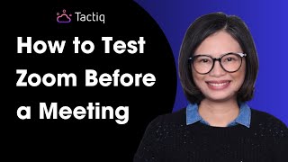 How to Test Zoom Before a Meeting