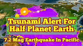 Volcano Eruption \u0026 Earthquake In Kamchatka Peninsula Russia, 7.2 Mag., Shiveluch Ash Eruption