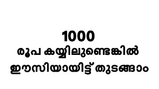 1000 രൂപ കയ്യിലുണ്ടെങ്കിൽ ഈസിയായിട്ട് തുടങ്ങാം | Malayalam Business Ideas