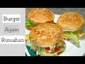 D’Isma - RESEP BURGER AYAM RUMAHAN