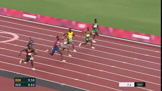 【陸上】　東京オリンピック100m  準決勝1組