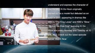 Ki Do Hoon Transforms Into A Barista For “Should We Kiss First”