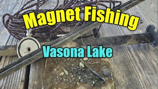 Magnet Fishing at Vasona Lake, Los Gatos.