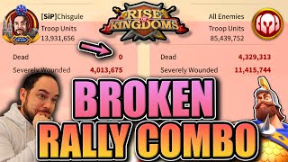 Most OP Counter Rally in Rise of Kingdoms [Martel Attila is unstoppable] 2293 \u0026 2934 vs 1365 KvK