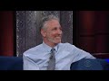 jon stewart ribs stephen for his recent language