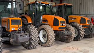 Visite chez un collectionneur de tracteur renault et case ih (de beaux tracteurs )