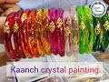 Beautiful crystal bangles (glass)