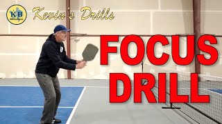 Kevin’s Pickleball Tips: Use the Focus Drill to Help You Watch the Ball