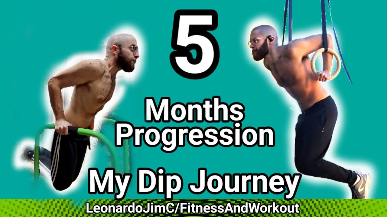 5 Months Of My Dip Progression From Dip Bar To Ring Dip Youtube