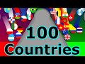 New Courses! 100 Countries Elimination Marble Race #2