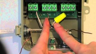 Wiring a Tork TU40 or DTU40 for 120 volts