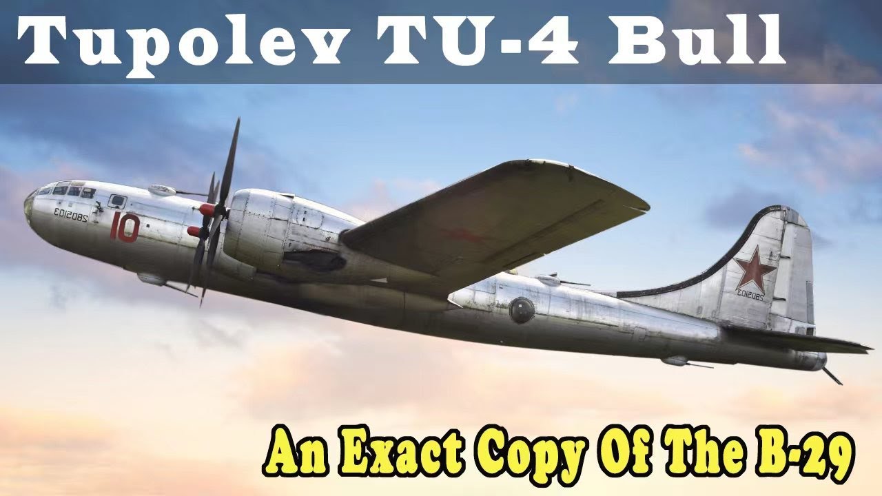 The Tupolev Tu-4: How Russia Copied The Boeing B-29 Superfortress - YouTube