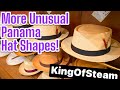 Rare & Unusual Panama Hat Shapes! - They Come in All Shapes & Brim Sizes! KEVIN’s HATS & GUITARS