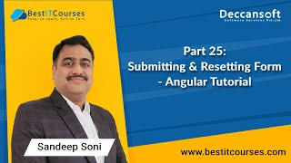 Part 25: Submitting And Resetting Form - Angular Tutorial