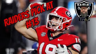 #Raiders Pick TE Brock Bowers at #13 | Give Your Grade | No QB In Round 1??