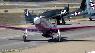 Planes of Fame Santa Maria Central Coast Airfest Friday 17 October 2025 P- 38 P-47 P-51 P-63 MiG-17