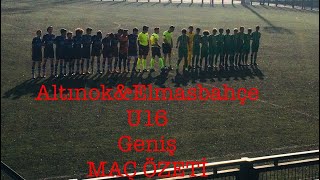 Elmasbahçe/Altınok U16 Maç Özeti