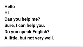 Everyday English Conversation