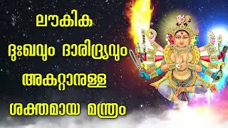 ലൗകിക ദുഃഖവും ദാരിദ്ര്യവും അകറ്റാനുള്ള ശക്തമായ മന്ത്രം