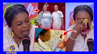 Oheneni Adazoa cries on Sompa Tv after Delay Show revealing more secrets over 20yrs without a child