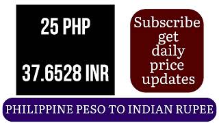 1 rupee in php peso