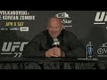 ufc 273 dana white post fight reaction