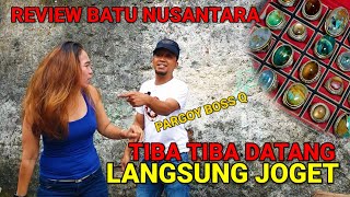 TIBA TIBA DATANG TANTE 😍 PAS LAGI NGEREVIEW BATU AKIK NUSANTARA💍