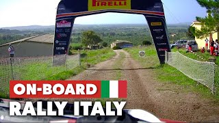 Intense On-Board Driving On The Gravel Shakedown Stages Of Rally Italy | WRC 2020