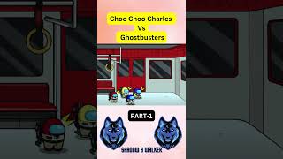 choo choo charles vs ghostbusters #shorts #shortvideo #minecraft