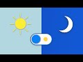 How to Create Toggle button with Light / Dark Theme using Html , CSS and JavaScript | Toggle Button