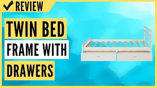 Twin Bed Frame with Drawers Review