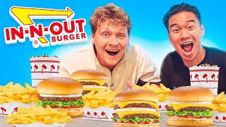 Eating ENTIRE In-N-Out Menu w/ Jiedel!