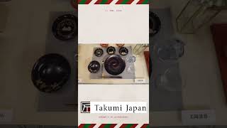 Traditional Japanese Introduction to Japanese Lacquerware  no.29 1会津塗　テーブルウェア【Takumi Japan】 #shorts