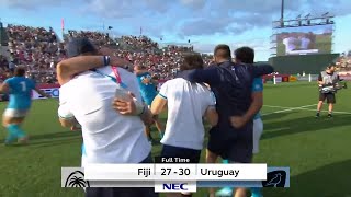 Amazing Spanish comms of Uruguay's historic win over Fiji