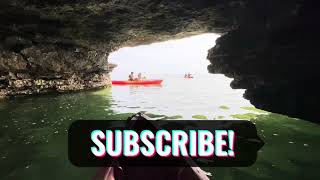 Hidden Wonders: Kayaking Adventure at Cave Point, Door County, Wisconsin! #doorcounty