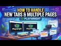How to Handle New Tabs & Multiple Pages in Playwright