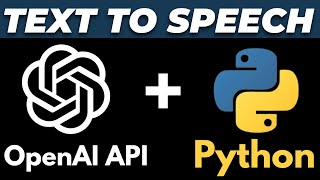 How to Use Text to Speech OpenAI API Python - Audio Model Tutorial