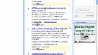 Find Scholarly Articles in Communication and Mass Media Complete