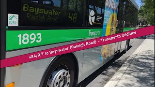 [WITHDRAWN] 48A/R/T Bayswater (Raleigh Road) Terminating Services - Transperth Oddities