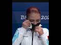 winter olympics alexandra trusova tears and anger after the silver medal