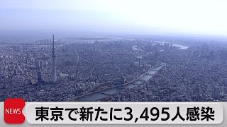 東京都で新たに3,495人感染確認（2022年10月14日）