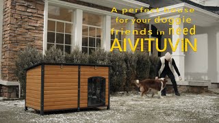 Aivituvin Insulated Large Dog House